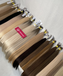 Tóc nối tự nhiên Cao Cấp tóc tẩy/nhuộm màu dài 60cm