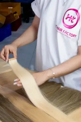 Quy trình sản xuất tóc thật